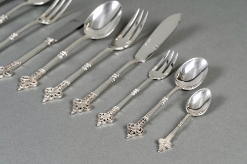 Antiquités - Christofle &amp; Cardeilhac Cutlery Flatware Renaissance Sterling Silver 143 P