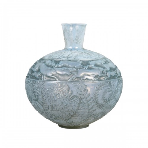 1923 René Lalique - Vase Lièvres