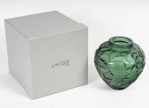 Art Déco - Lalique France - Courlis Vase