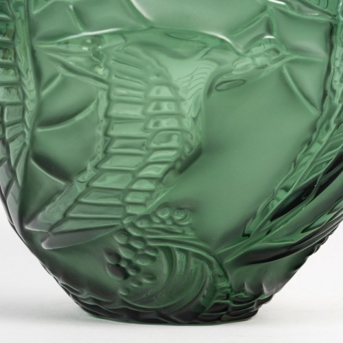 Antiquités - Lalique France - Courlis Vase