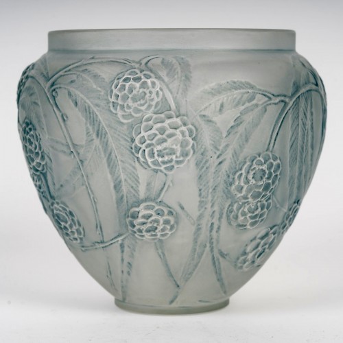 1923 René Lalique - Nefliers Vase - Glass & Crystal Style Art Déco