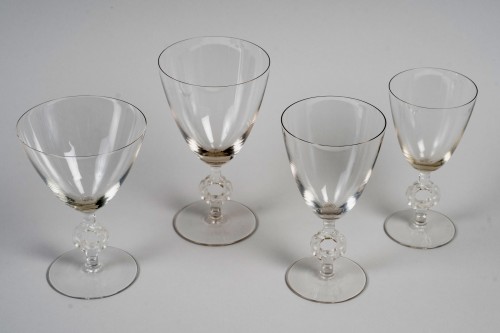 1926 René Lalique - Set Of 60 Glasses Ribeauvillé Glass Star Of David - 