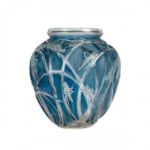 1912 René Lalique - Vase Sauterelles