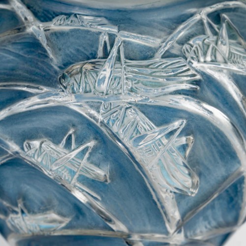 1912 René Lalique - Vase Sauterelles - 