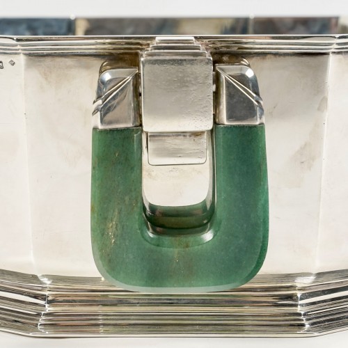 Jean E. Puiforcat - Modernist Art Deco Tureen Centerpiece Sterling Silver - Art Déco