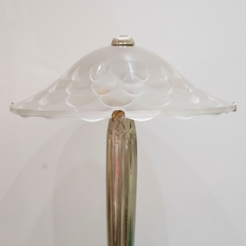 1927 René Lalique - Lamp Verone Dahlias  - Lighting Style Art Déco