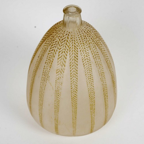 1921 René Lalique - Vase Mimosa - Verrerie, Cristallerie Style Art Déco