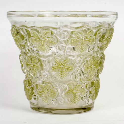 1938 René Lalique - Vase Ice Champagne Bucket Reims - Glass & Crystal Style Art Déco