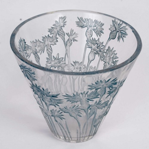 Verrerie, Cristallerie  - 1914 René Lalique - Vase Bluets