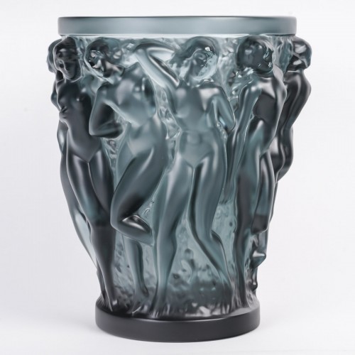 Lalique France - Vase Bacchantes - Verrerie, Cristallerie Style Art Déco