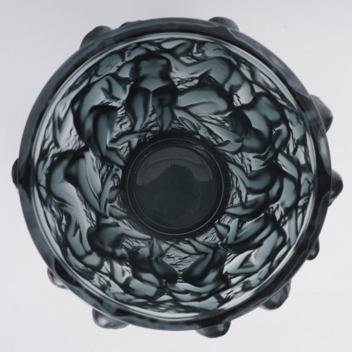 XXe siècle - Lalique France - Vase Bacchantes