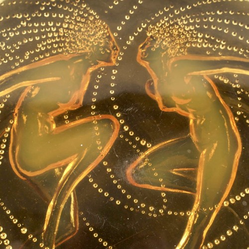 20th century - 1921 René Lalique - Box Deux Sirènes Mermaids