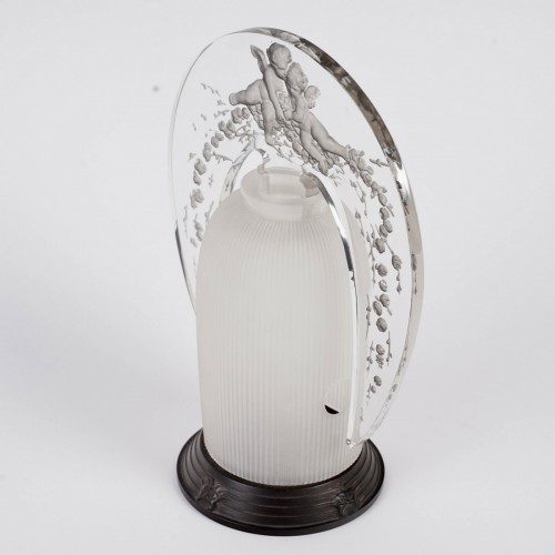 1920 René Lalique - Night Lamp Amours - Lighting Style Art Déco