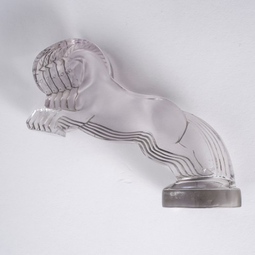 1928 René Lalique - Car Mascot Cinq Chevaux 5 Horses - Art Déco