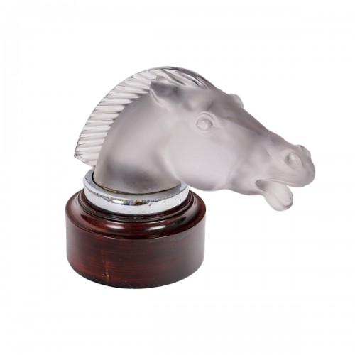 1929 René Lalique - Car Mascot Epsom Horse Head