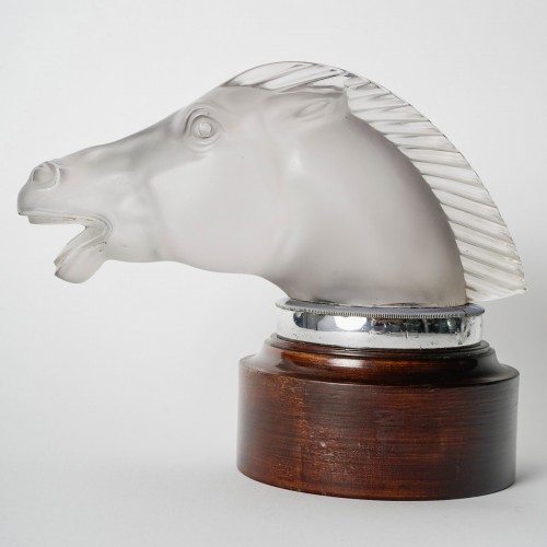 Glass & Crystal  - 1929 René Lalique - Car Mascot Epsom Horse Head