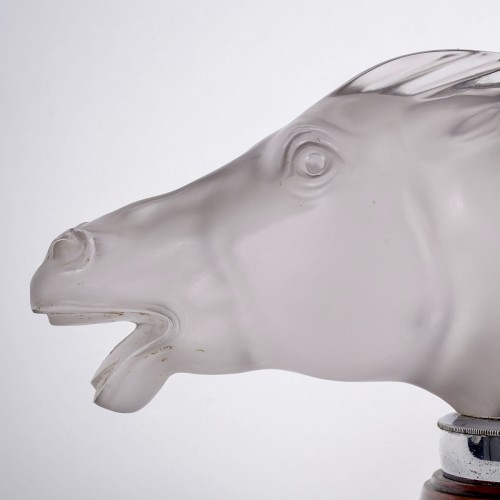 1929 René Lalique - Car Mascot Epsom Horse Head - 