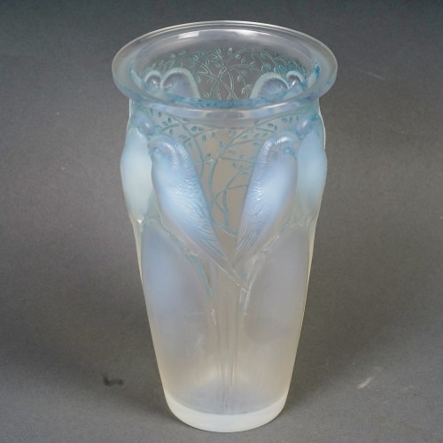 1924 René Lalique - Vase Ceylan - Verrerie, Cristallerie Style Art Déco