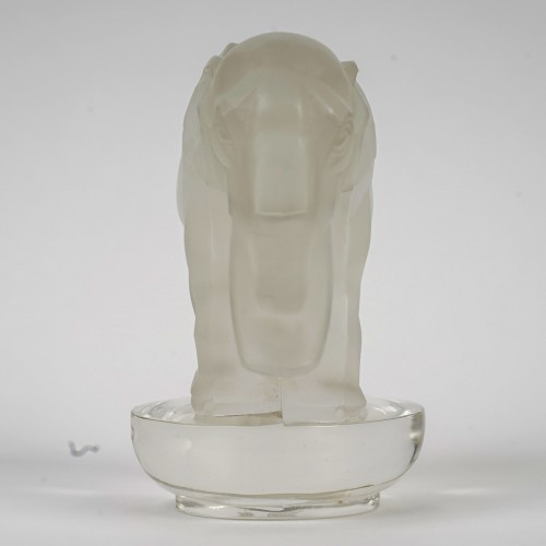 Glass & Crystal  - 1931 René Lalique - Paperweight Toby Elephant