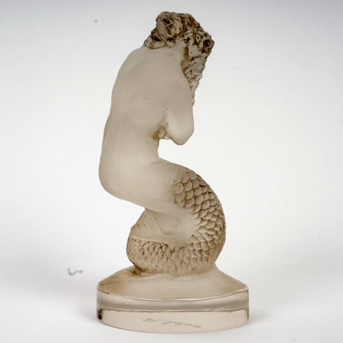 Glass & Crystal  - 1920 René Lalique - Car Mascot Statuette Naiade Mermaid