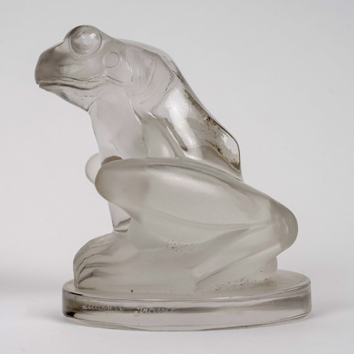 XXe siècle - 1928 René Lalique - Mascotte Automobile Grenouille