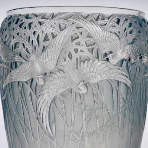 1926 René Lalique - Vase Aigrettes - BG Arts