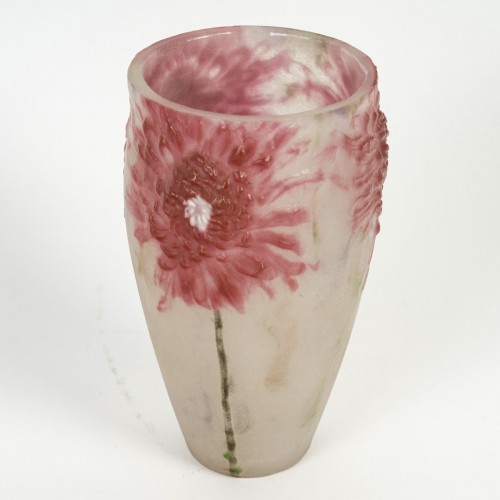 Verrerie, Cristallerie  - 1919 Gabriel Argy-rousseau - Vase Chrysanthèmes