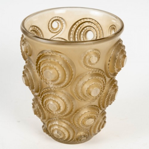 1930 René Lalique - Vase Spirales - Verrerie, Cristallerie Style Art Déco