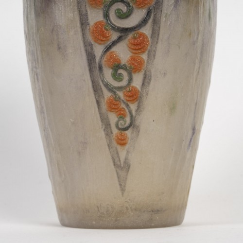 XXe siècle - 1924 Gabriel Argy Rousseau - Vase Primevères