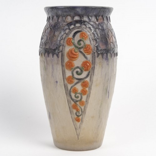 Art Déco - 1924 Gabriel Argy Rousseau - Vase Primevères