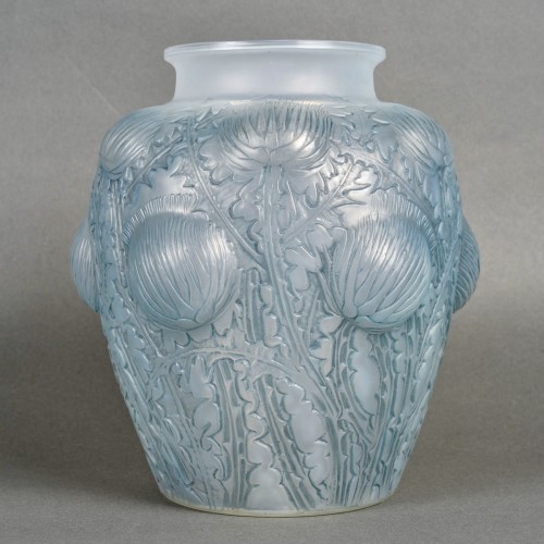 1926 René Lalique - Vase Domrémy Vase - Glass & Crystal Style Art Déco