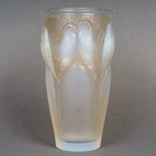 1924 René Lalique - Vase Ceylan - Verrerie, Cristallerie Style Art Déco