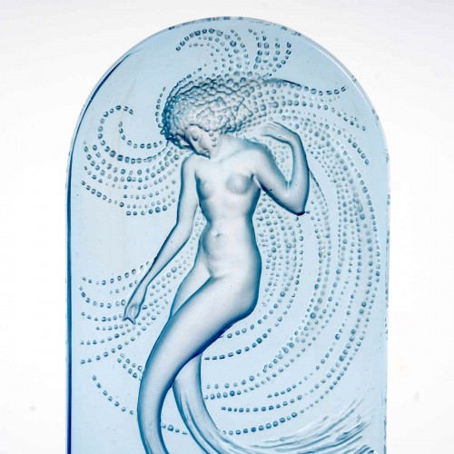 Glass & Crystal  - 1930 René Lalique - Ashtray Pintray Naiade Mermaid 