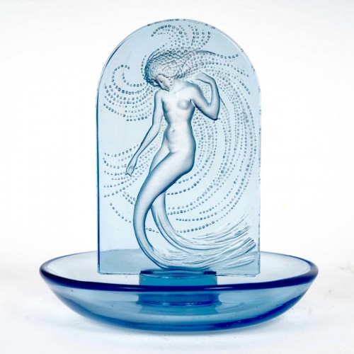 XXe siècle - 1930 René Lalique - Cendrier Baguier Naïade