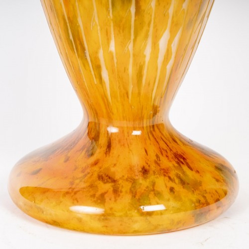 XXe siècle - Charder Le Verre Français - Vase Fougères