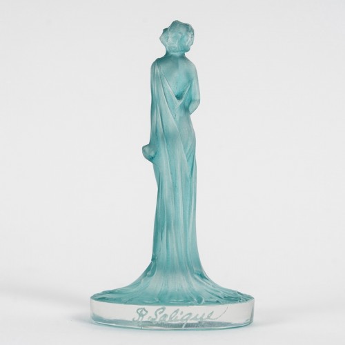 1912 René Lalique - Cachet Statuette Drapée - BG Arts