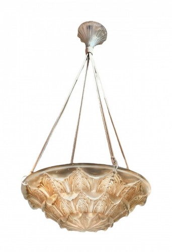 XXe siècle - 1927 René Lalique - Suspension Gaillon