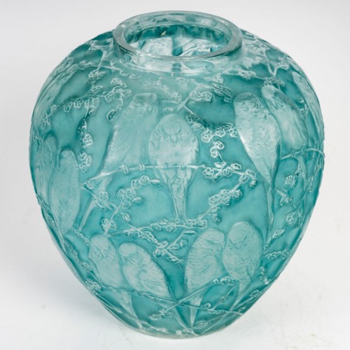 1919 René Lalique - Vase Perruches - BG Arts