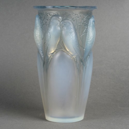 1924 René Lalique - Vase Ceylan - Glass & Crystal Style Art Déco