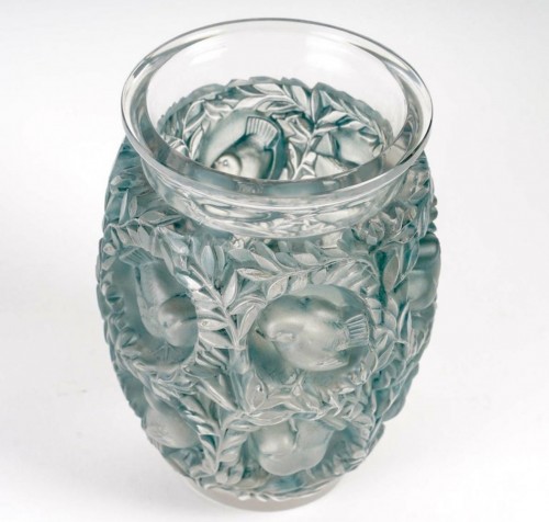 1939 René Lalique - Vase Bagatelle - Verrerie, Cristallerie Style Art Déco