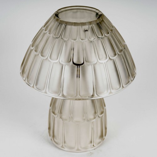 Luminaires Lampe - 1927 René Lalique - Lampe Art Déco Moderniste Saint Nabor