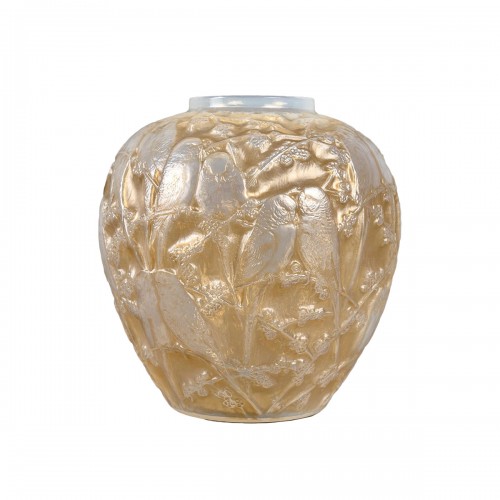 1919 René Lalique - Vase Perruches