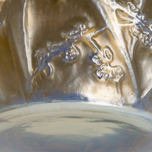 Art nouveau - 1919 René Lalique - Vase Perruches