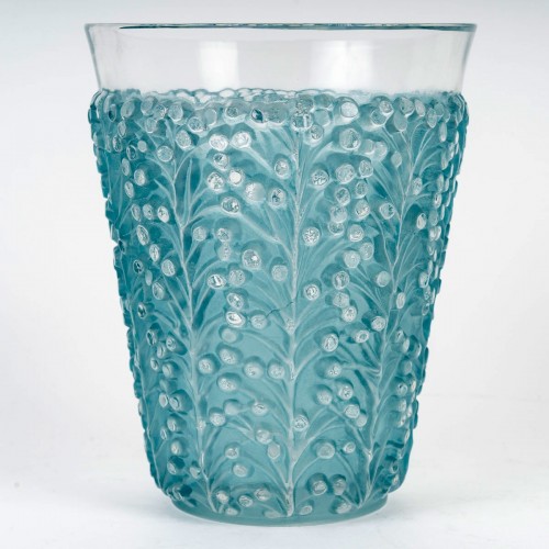 1937 René Lalique - Vase Saint Tropez - Glass & Crystal Style Art Déco