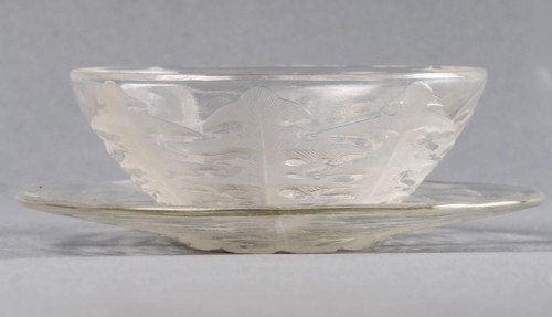 1921 René Lalique - 10 Plates &amp; 10 Bowls Pissenlit Dandelion   - 