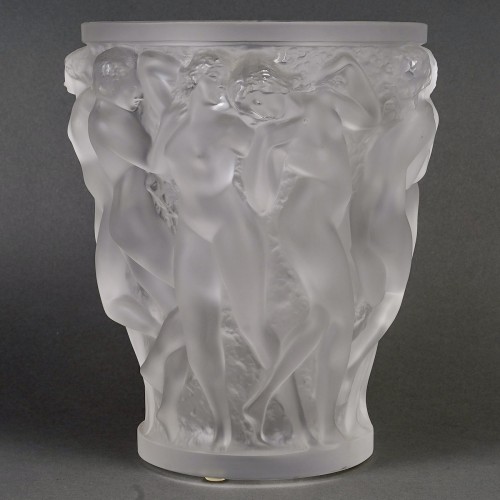 Lalique France - Vase Bacchantes - Art Déco