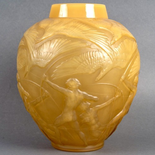 Art Déco - 1921 René Lalique - Vase Archers