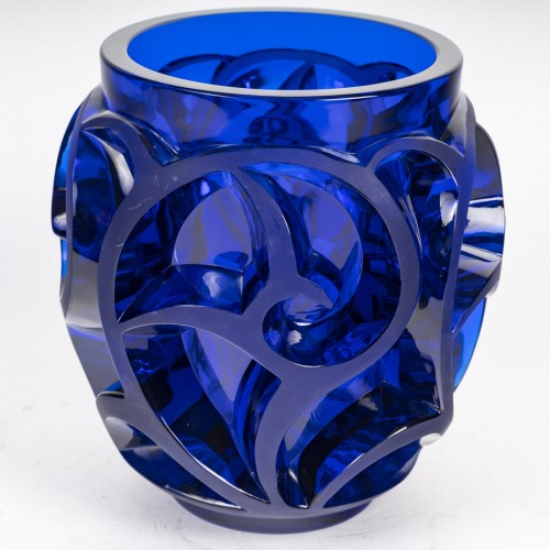 Glass & Crystal  - Lalique France - Vase Art Deco Tourbillons 