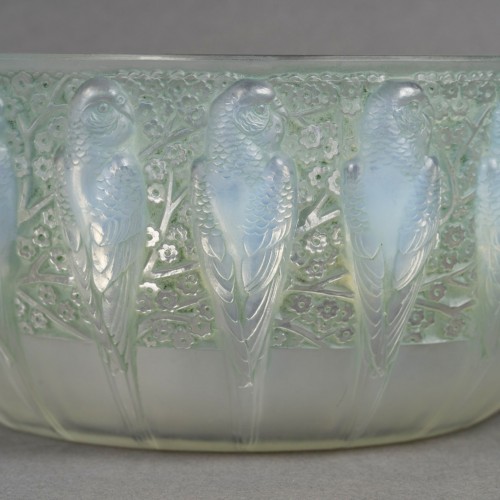 Glass & Crystal  - 1931 René Lalique - Bowl Perruches Parrots