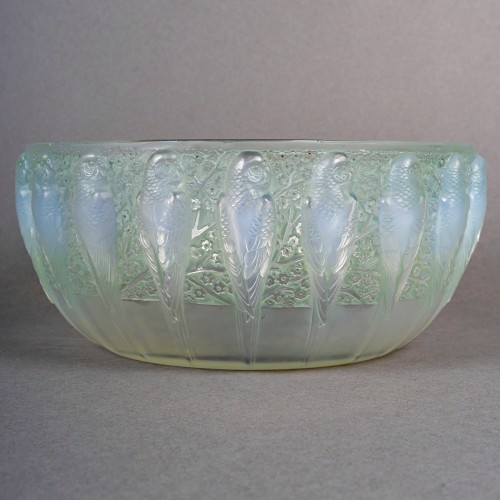 1931 René Lalique - Bowl Perruches Parrots - Art Déco